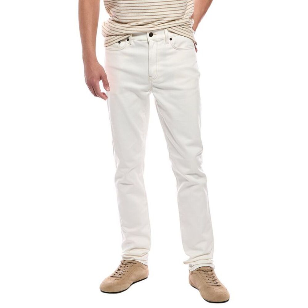 Blk Dnm Mens  Off White Slim Cut Jean, White
